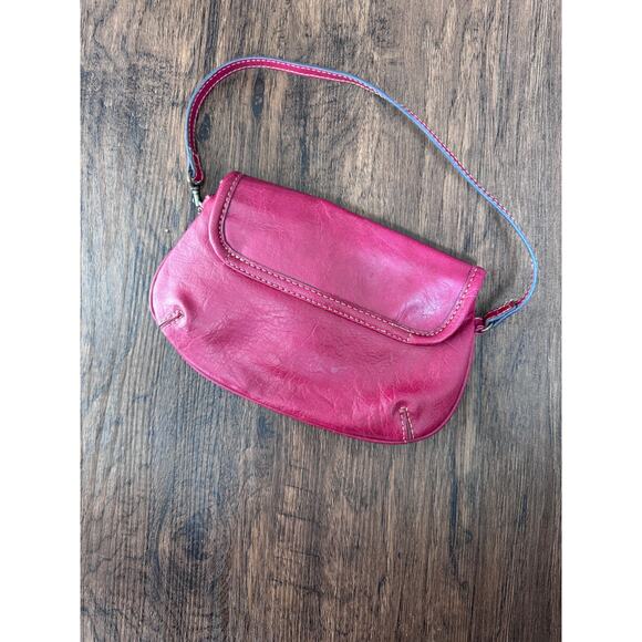 Vintage Leather Liz Claiborne Red Small Purse - Picture 4 of 4